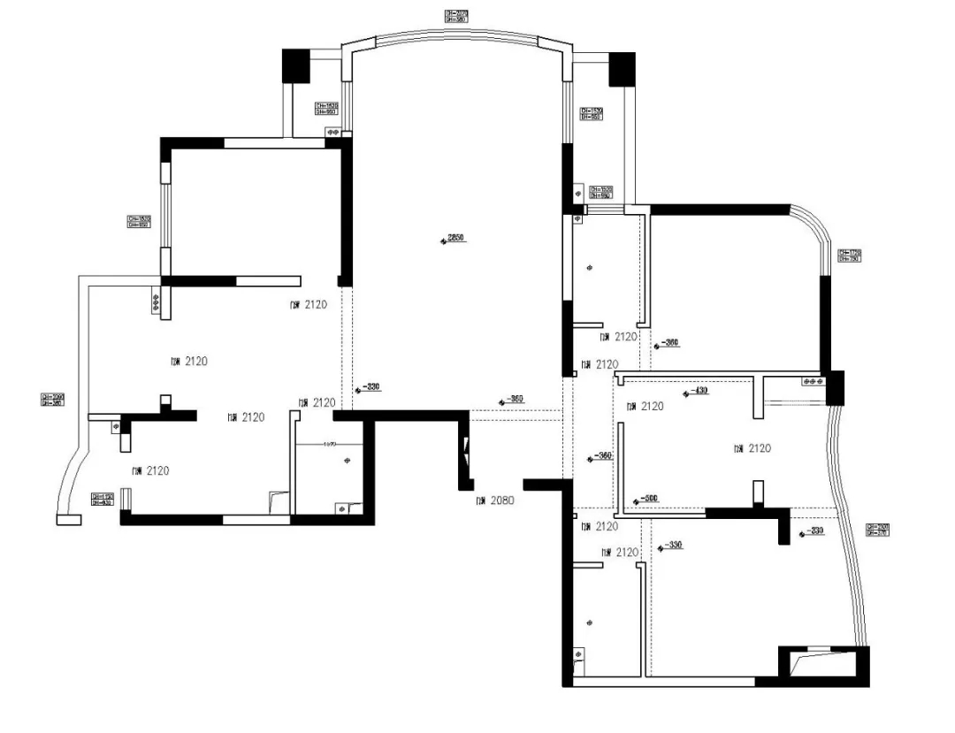 现代简约,留白生活的遐想——镇江永隆城市广场 190 平米设计案例-14
