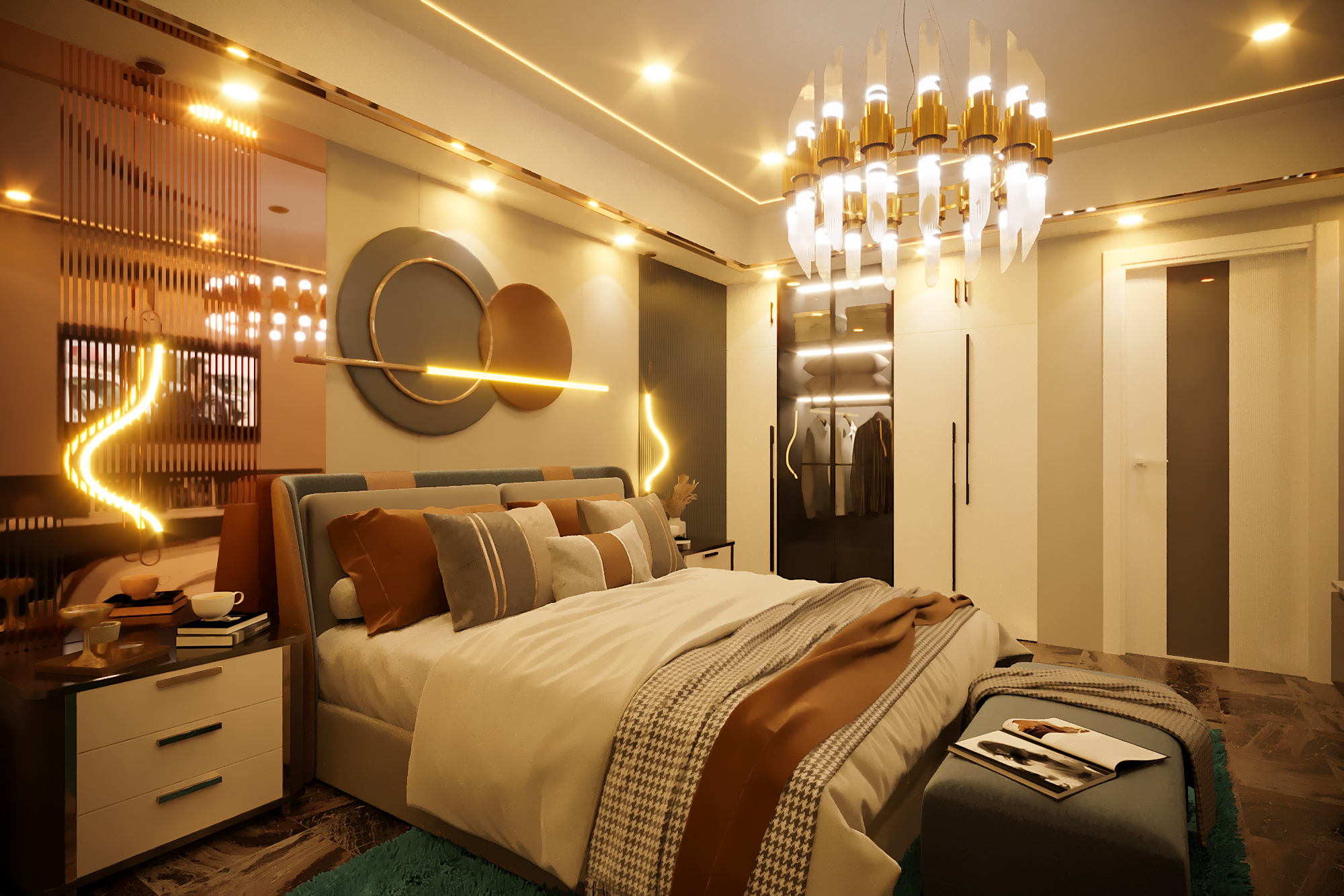 Ultra Modern Master Room Night Light 2022-2