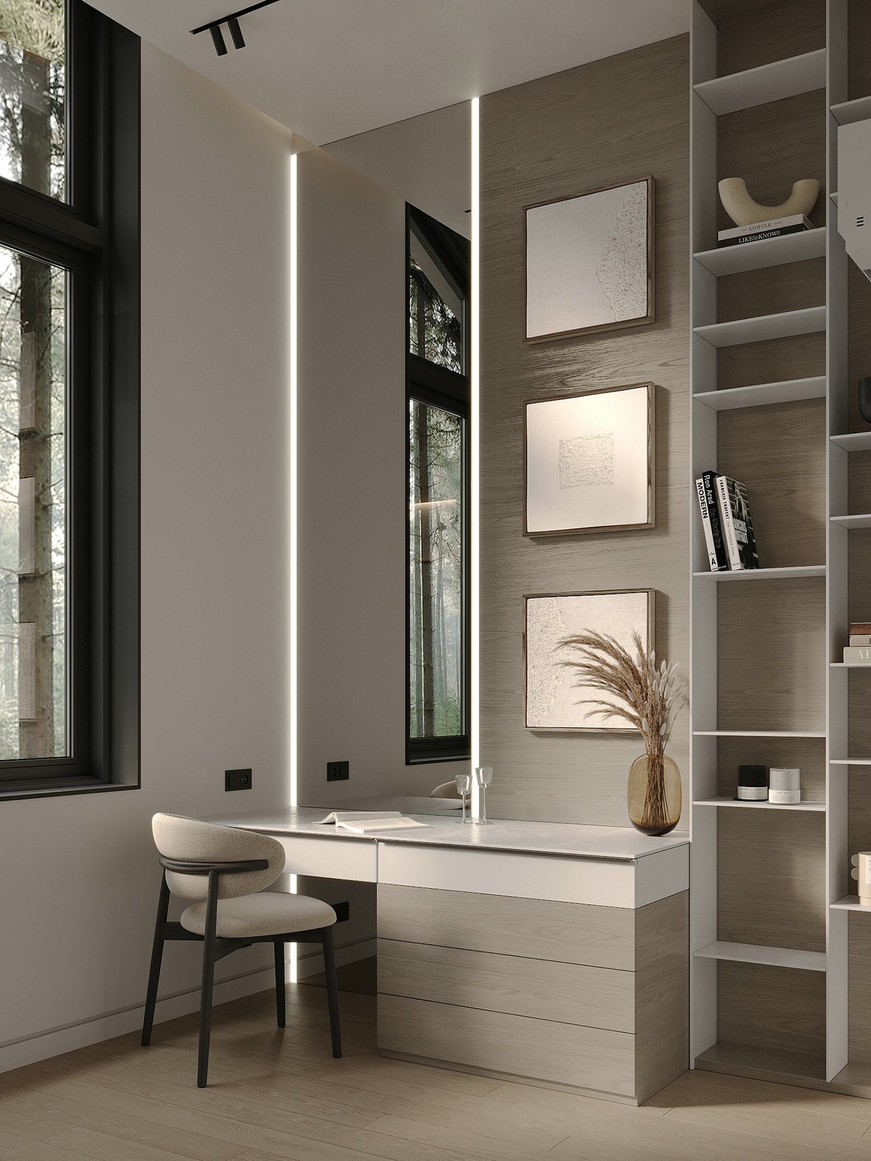 乌克兰原木风小空间公寓设计 超精致！-15