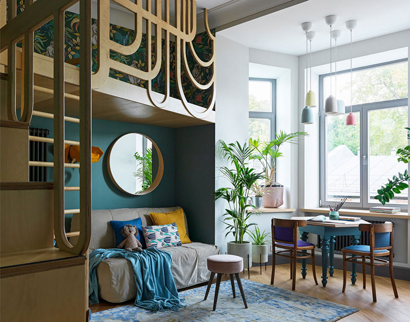 莫斯科历史建筑中的活力混搭空间-12