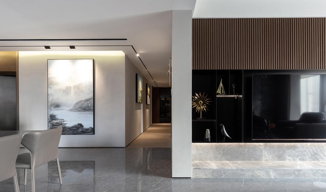 在地室内设计丨《构筑生活》丽都水岸大平层-1