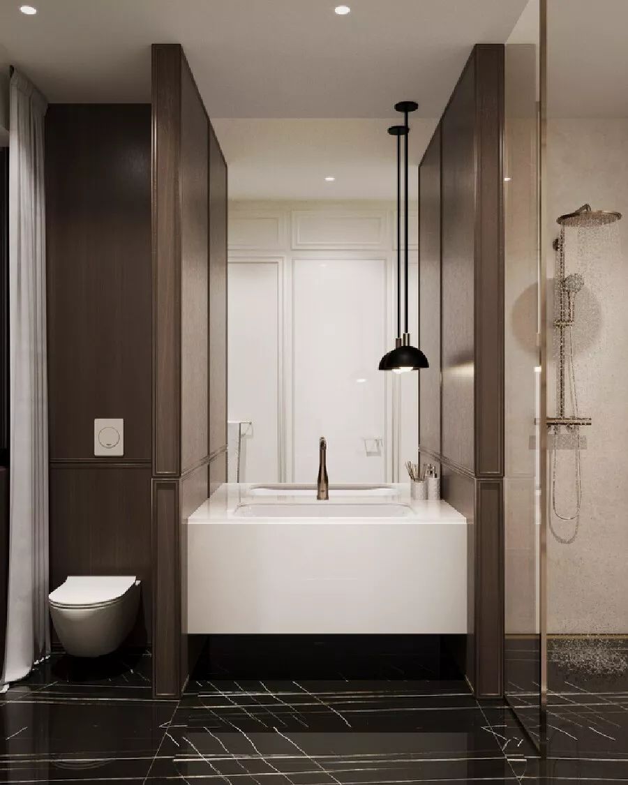 现代奢华住宅设计,精致多变、色泽温馨柔和-71