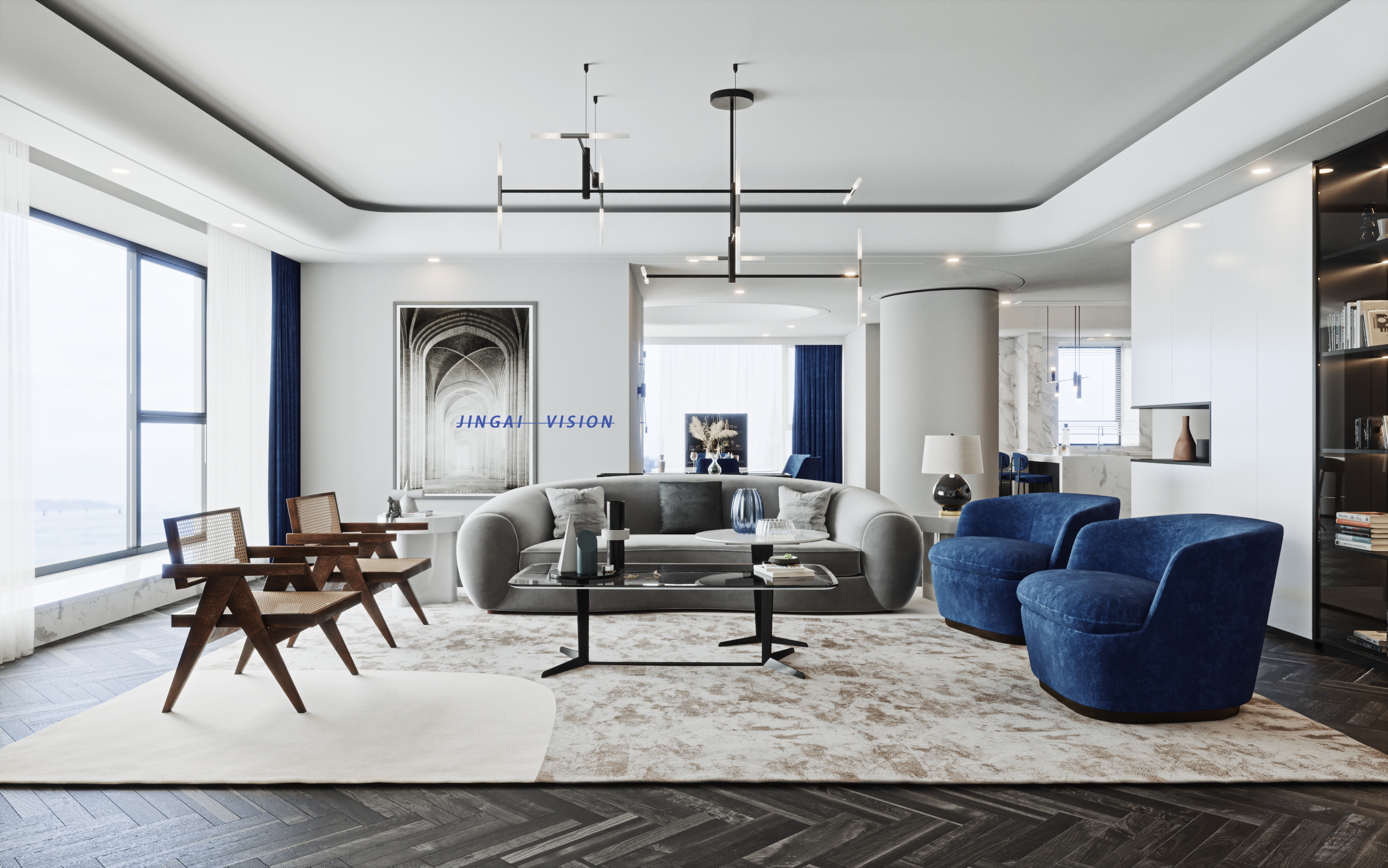 现代克莱因蓝的 FS 渲染器空间-6