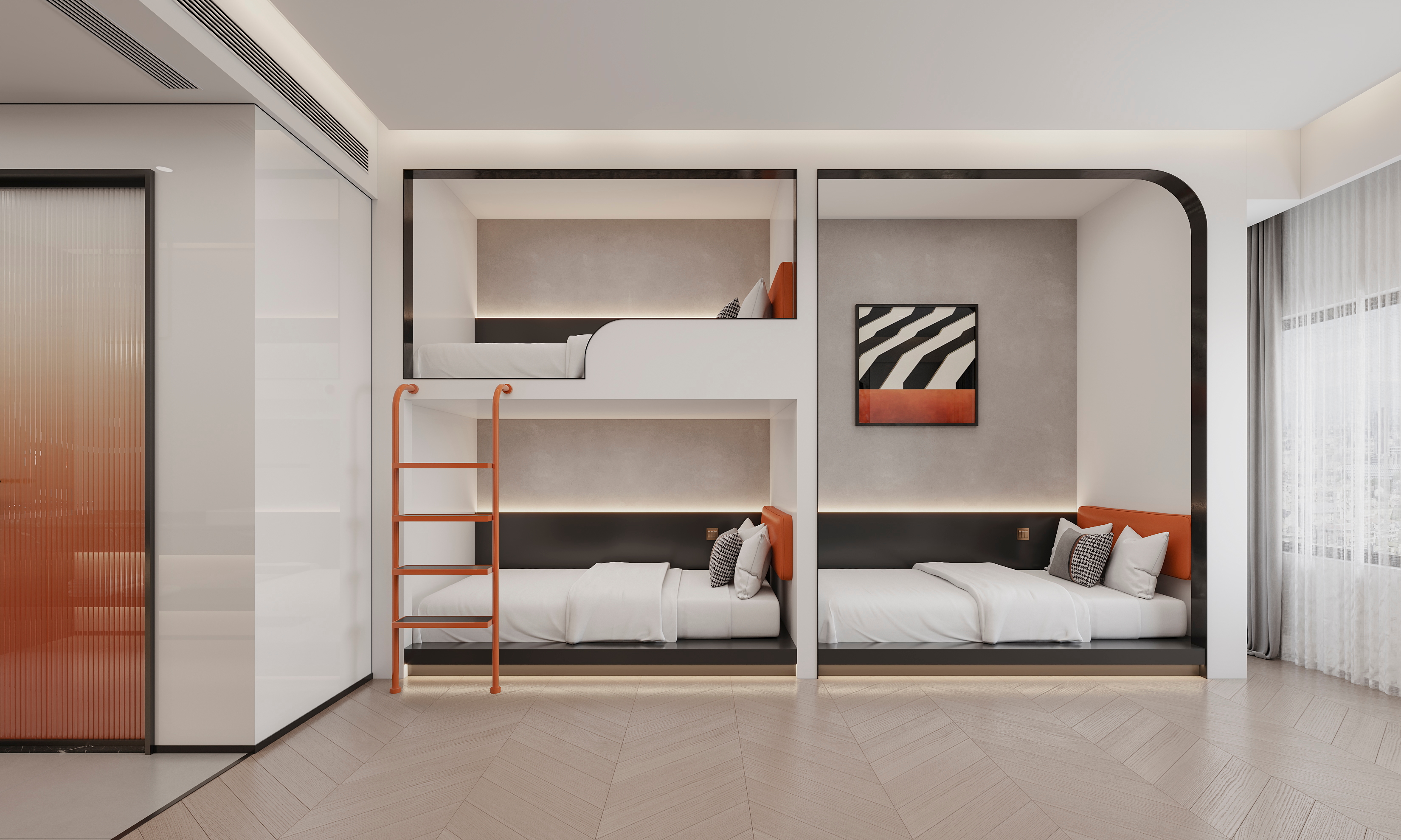 电竞酒店装修效果图-13