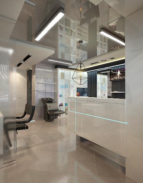 50平米美容沙龙设计项目（现代风格  莫斯科）丨俄罗斯莫斯科-2