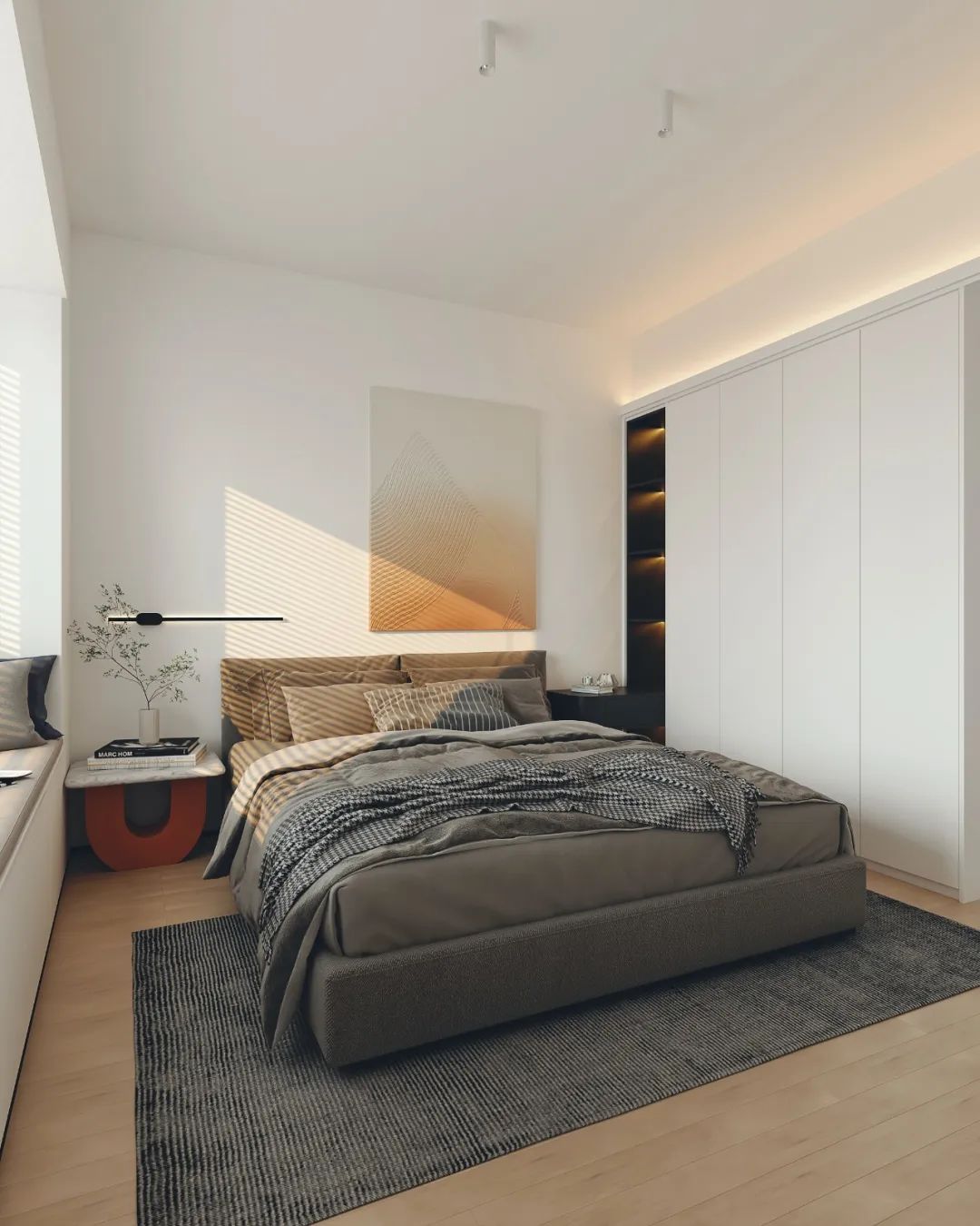 尚城舍影|100㎡简约轻奢三口之家-38