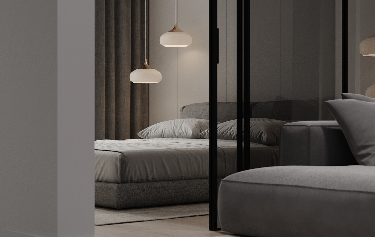 深色系住宅设计 超酷 超有设计感！-6