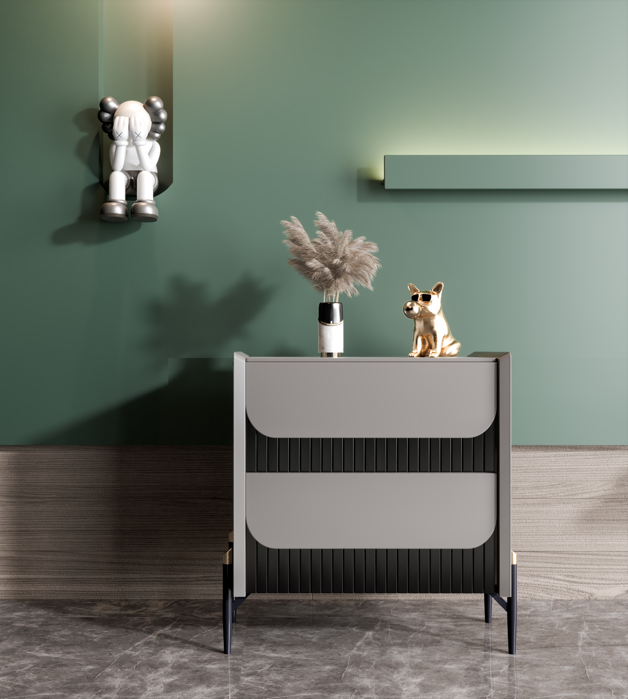 钢琴电视柜茶几表现-7