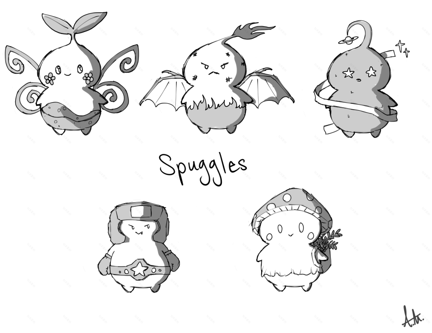 3D生物角色斯普格尔-2