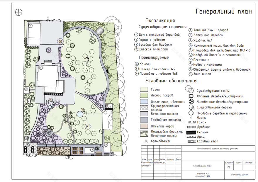 “На краю леса”花园概念与可视化设计-24