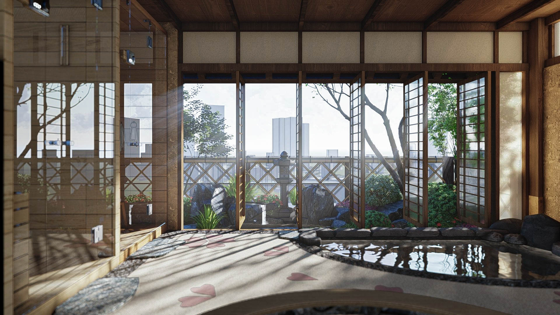 40 楼顶层公寓的温泉浴场丨越南胡志明市丨SGL Studio team-2