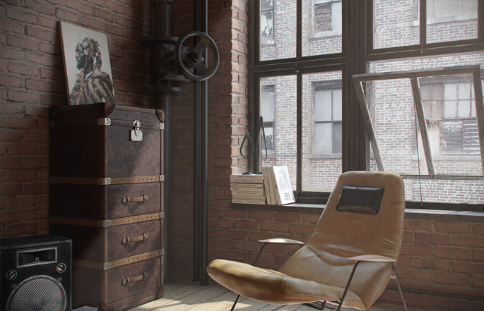 单身公寓Loft风格设计丨白俄罗斯建筑工作室Nordes-14