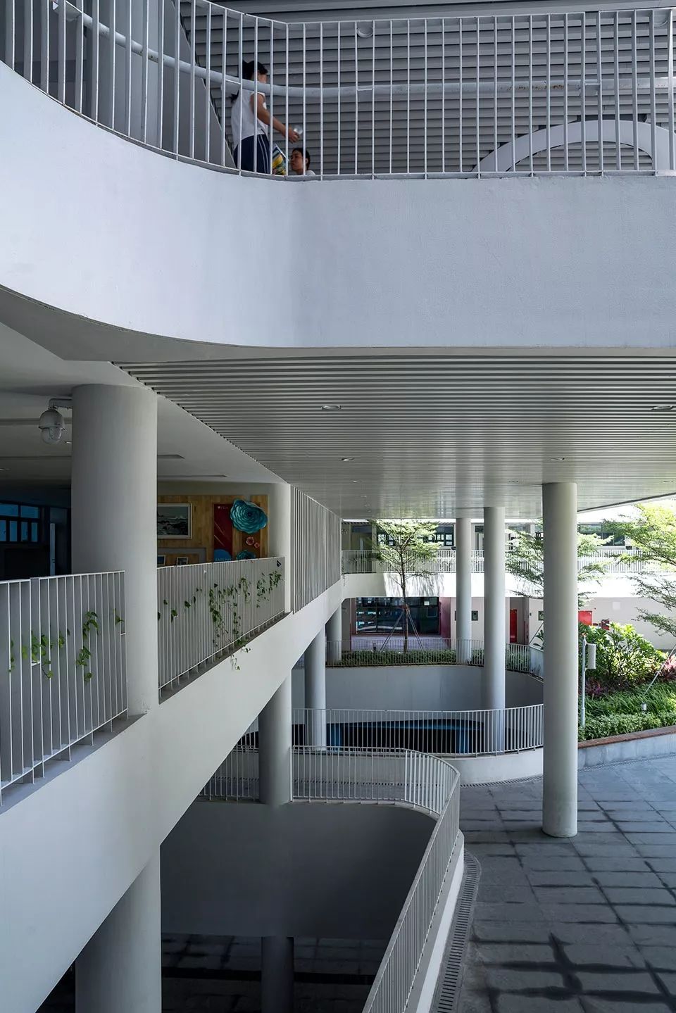 深圳前海三小(荔湾小学)- 高容高密校园的立体空间营造-73