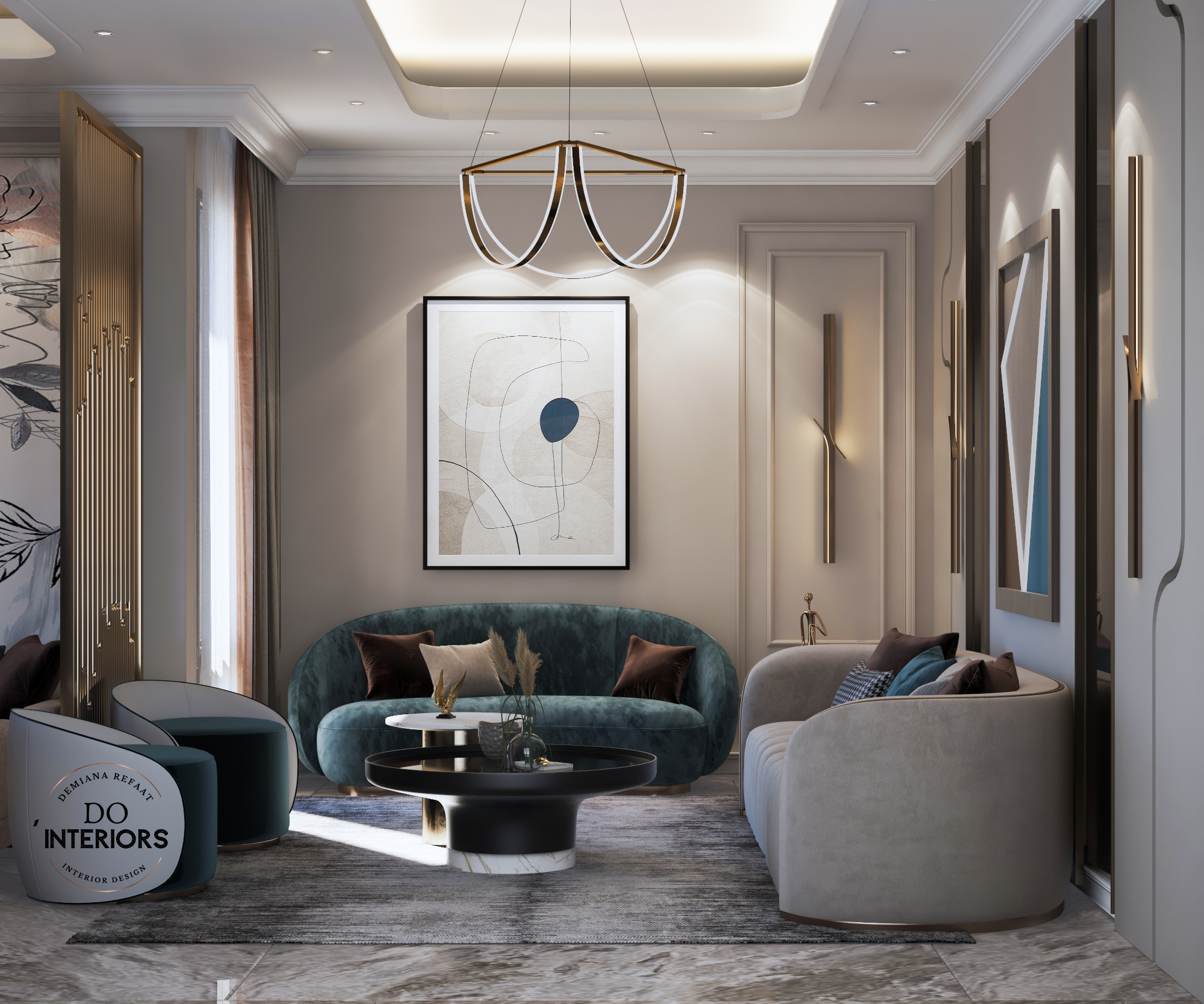 Living , Reception , dining & kitchen-0