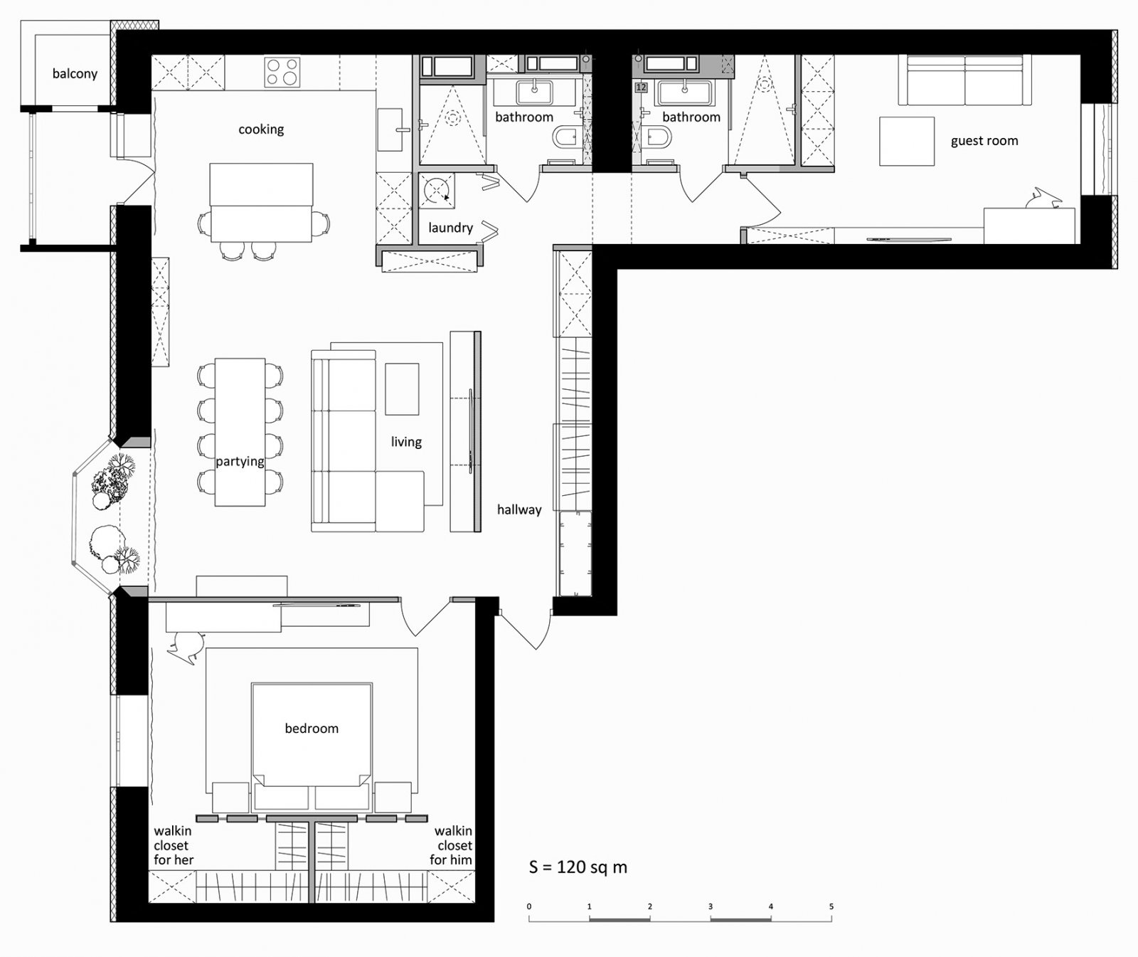 基辅120m²简约高级灰 K BAND-29