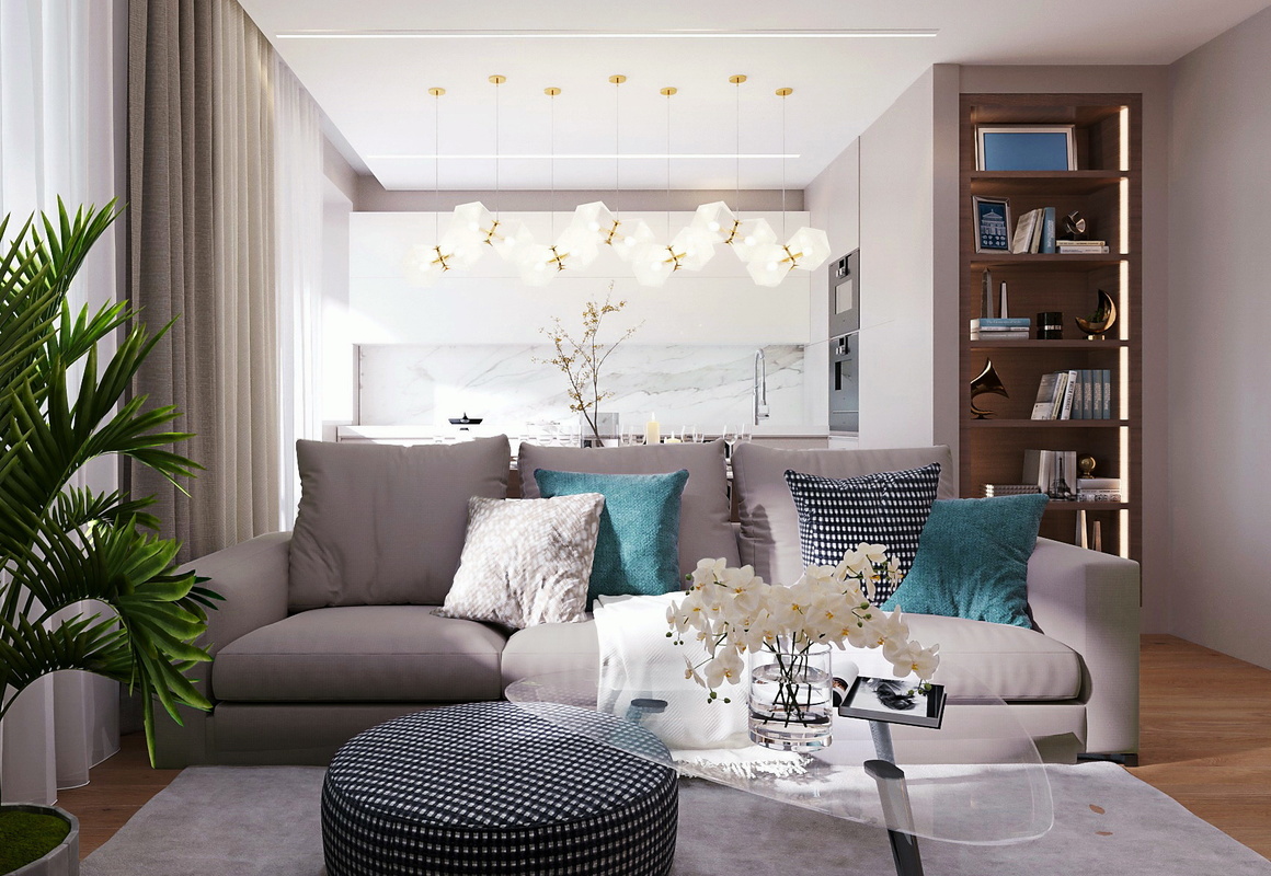 ЖК "Изумрудный" 三居室公寓室内设计丨俄罗斯萨马拉-14