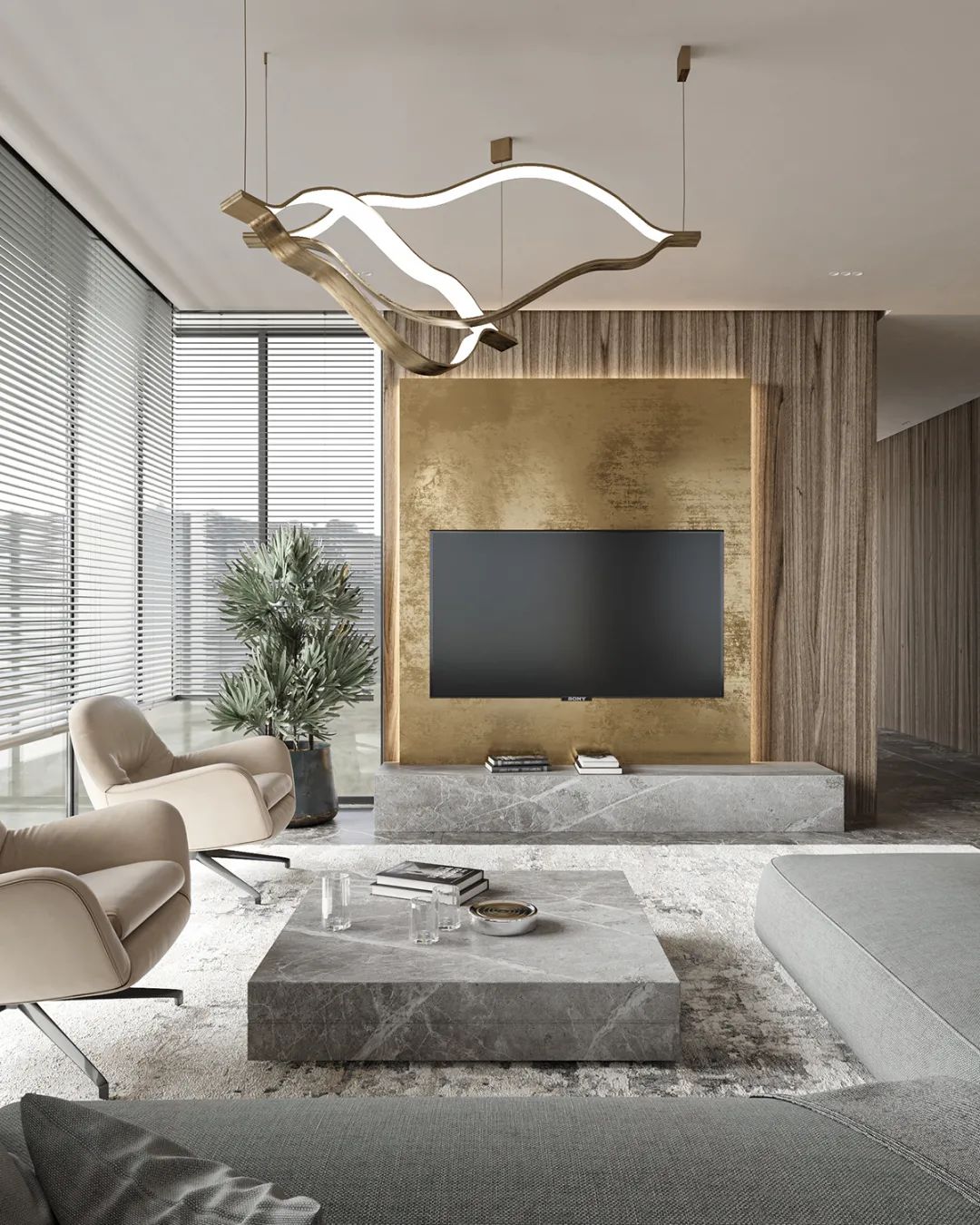 轻奢大平层 · 单身男士的温馨之家丨乌克兰基辅丨NOM BUREAU-41