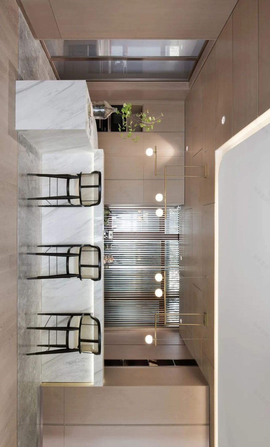 繁世中的宁静归所 | 北京亿城燕西华府 650㎡自然隐奢别墅设计-15