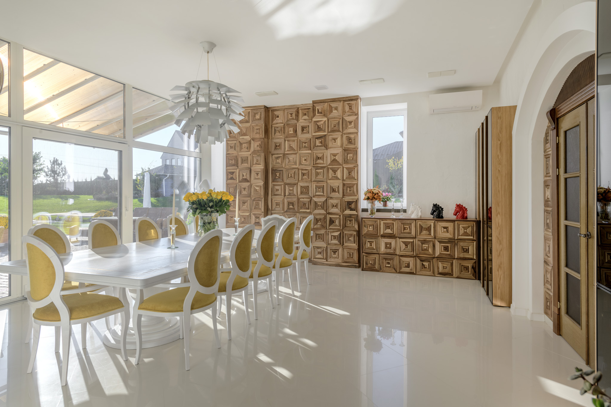 意大利经典墙板餐厅设计丨Lena Grytsenko-7