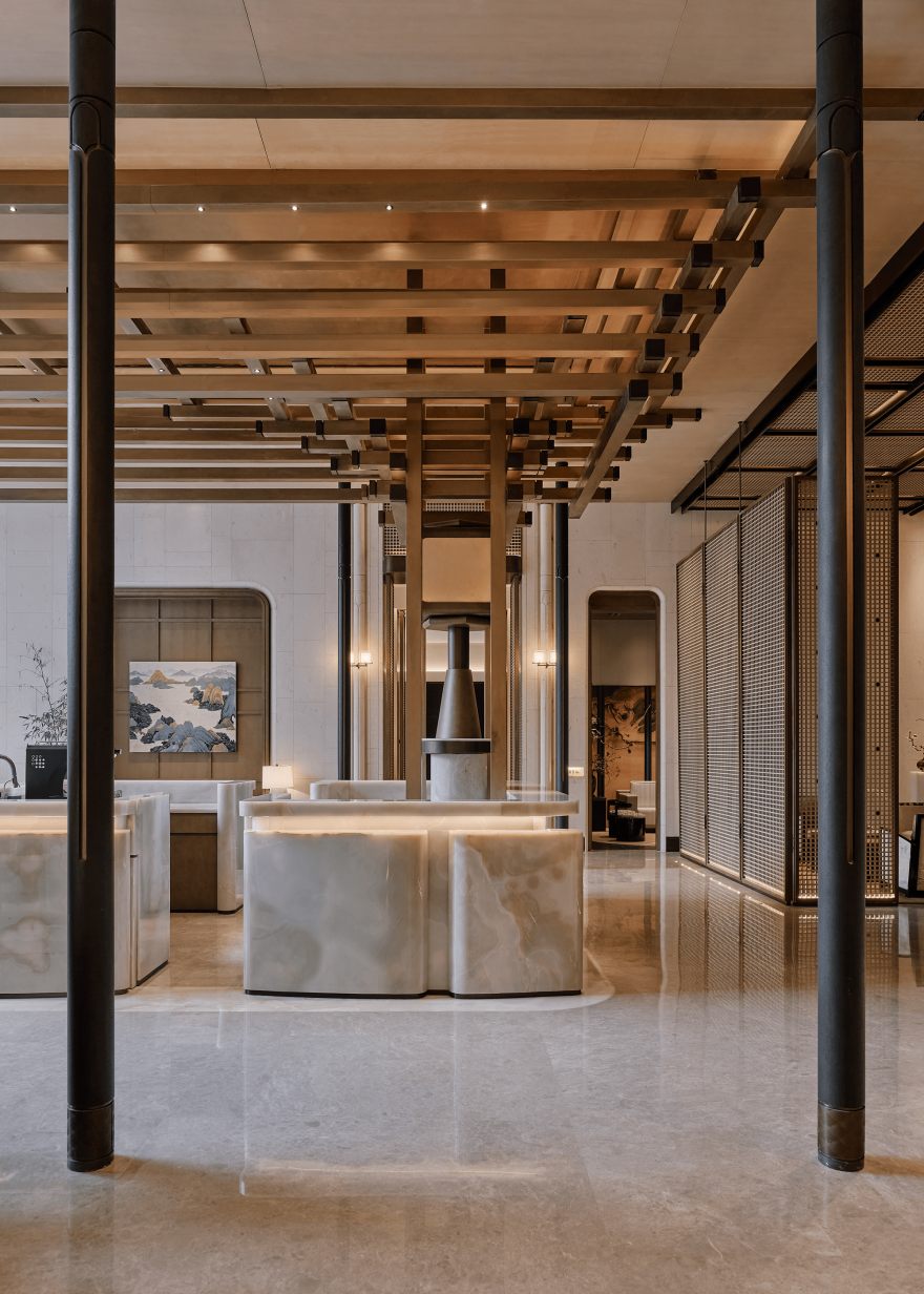 浙江越秀运河樾售楼处丨中国杭州丨集艾设计褚震团队(空间),集艾设计汪丽团队(软装)-25