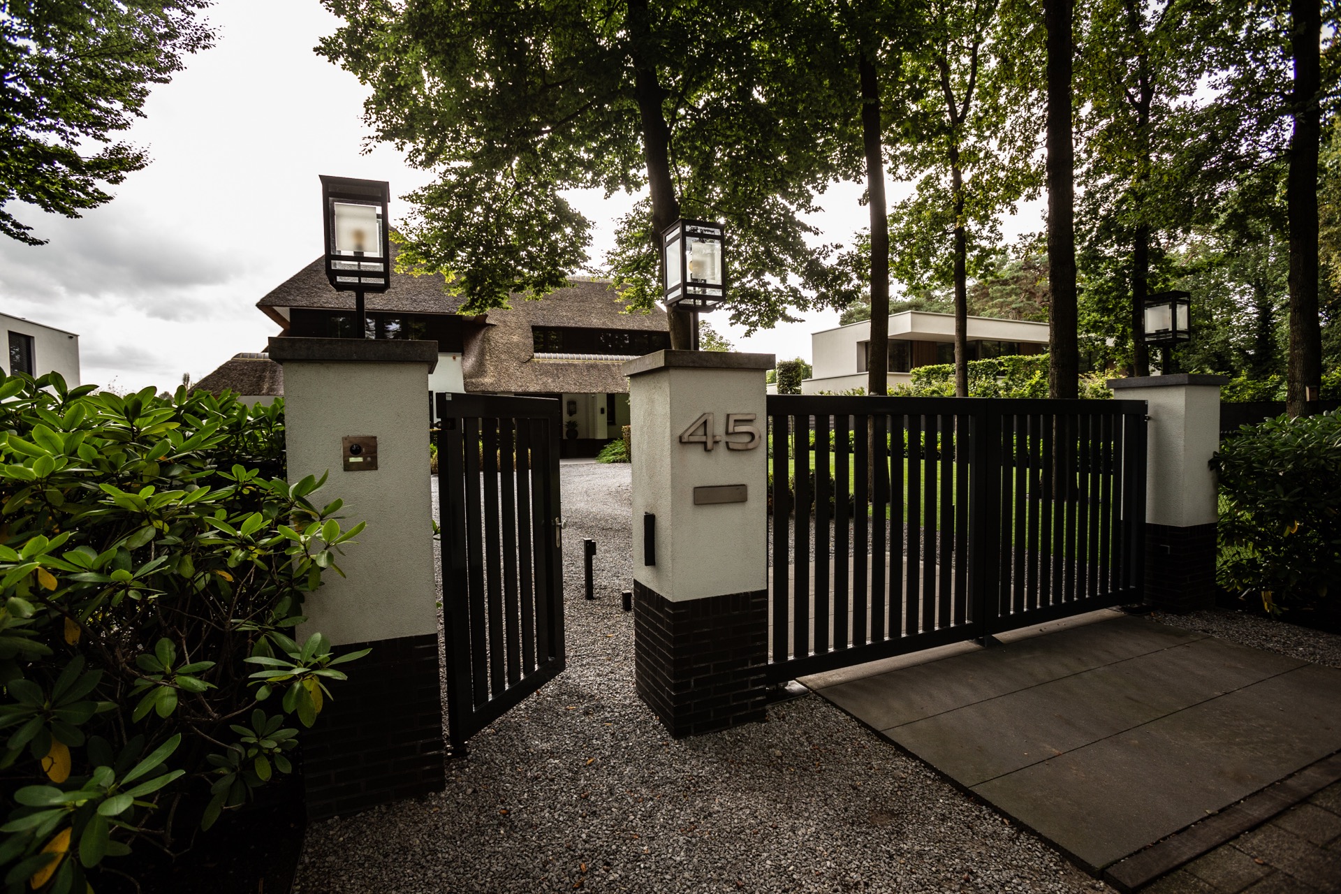 Exclusieve moderne draaipoort-4