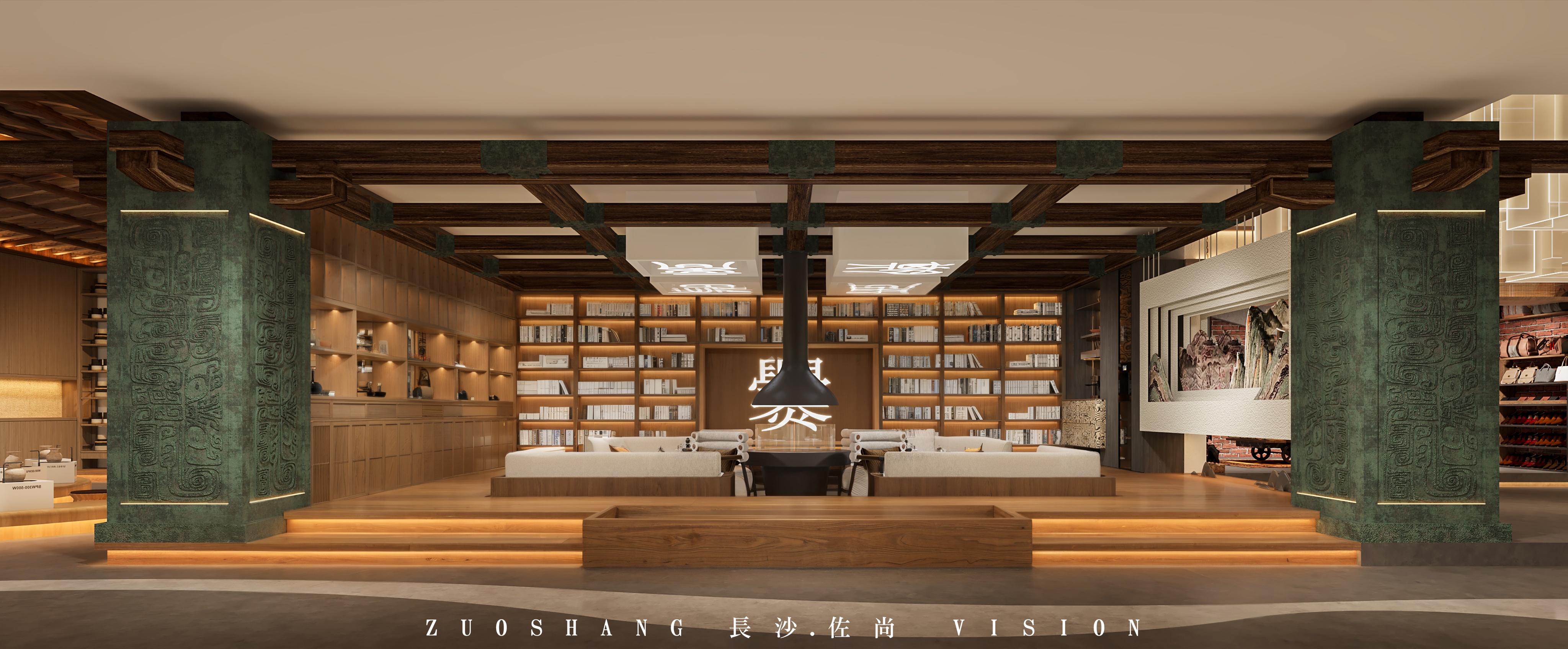 大型工装会所餐饮——长沙佐尚视觉-4