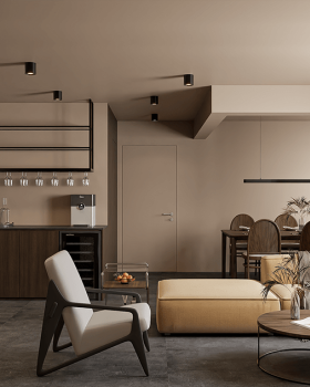 Dark Modern Contemporary Interior Design