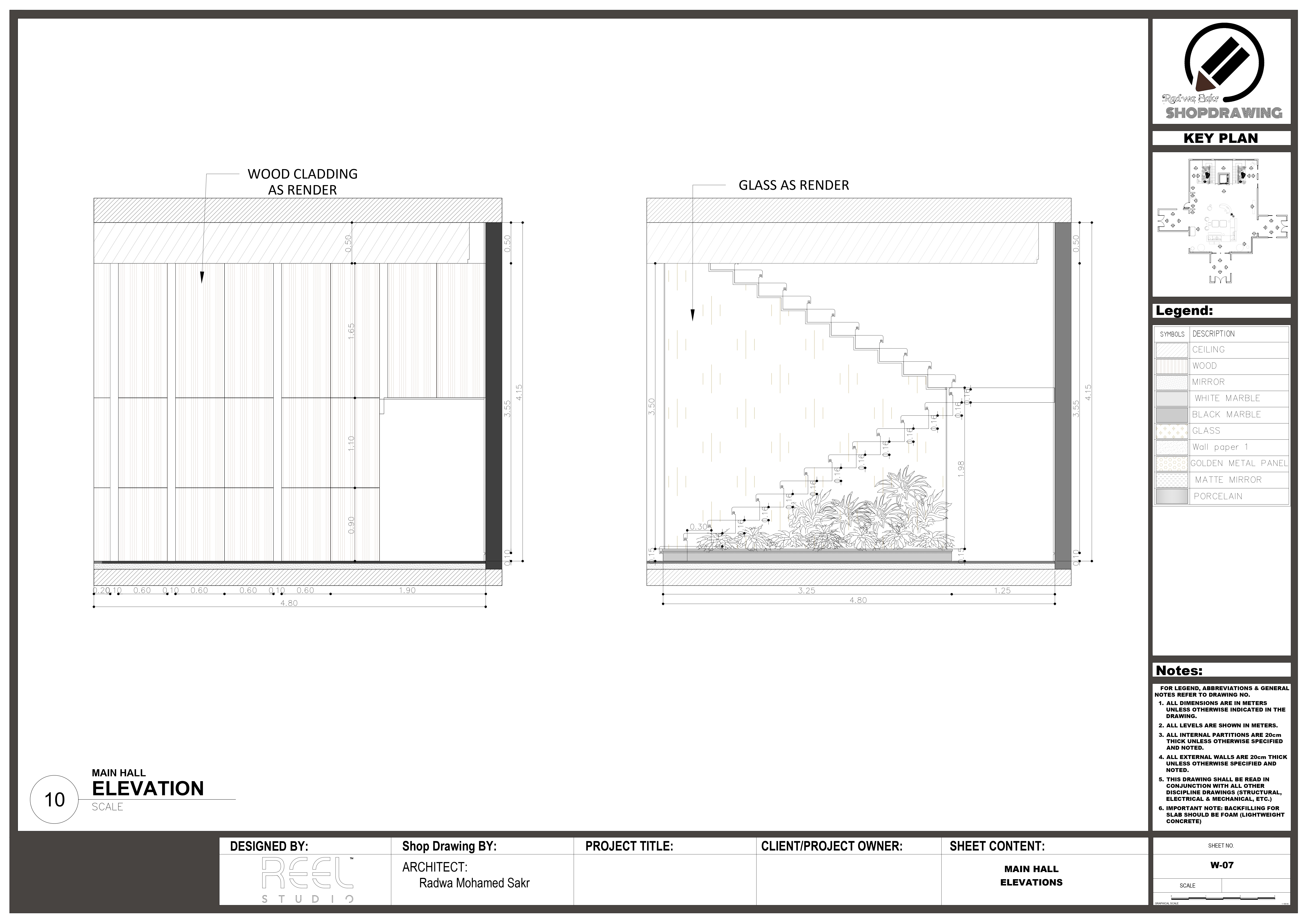 ShopDrawing For Main Hall in Residential Palace-9