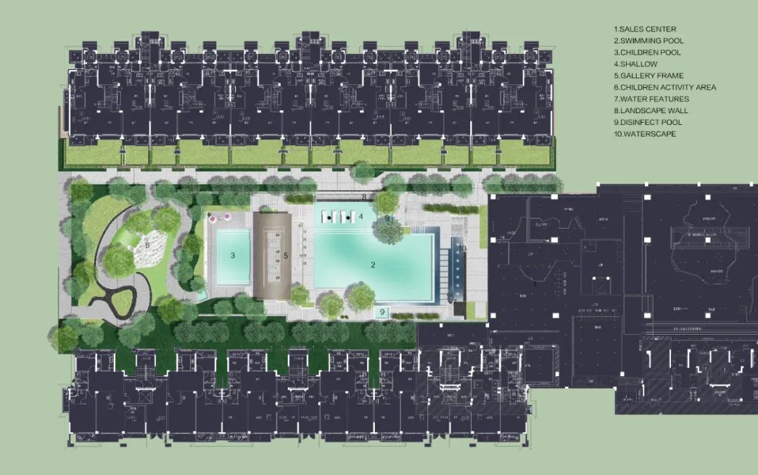 藏珑大境 | 悬浮泳池与自然共生的空中花园-64