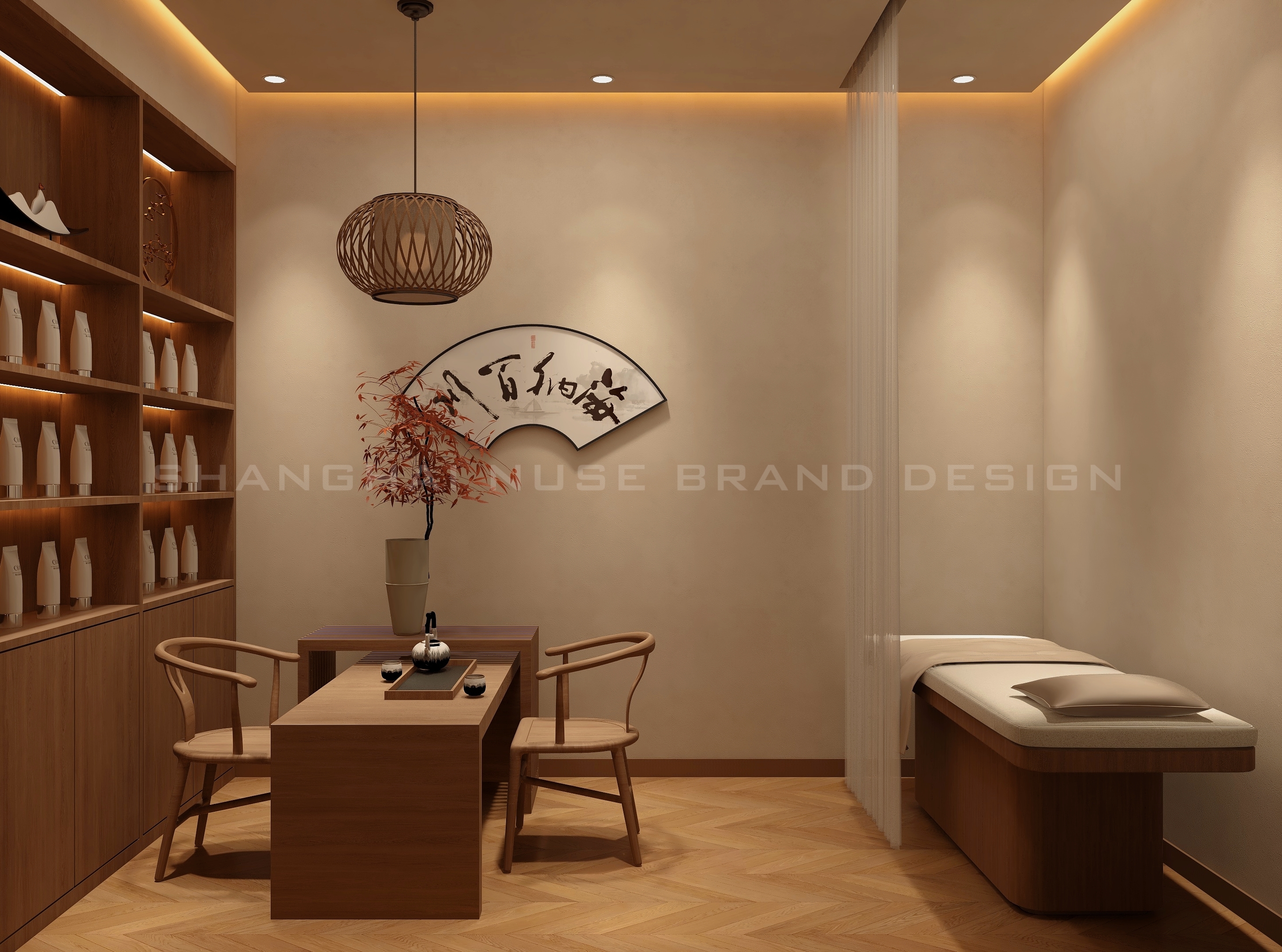 新中式风格产康空间设计丨木村空间设计有限公司-20