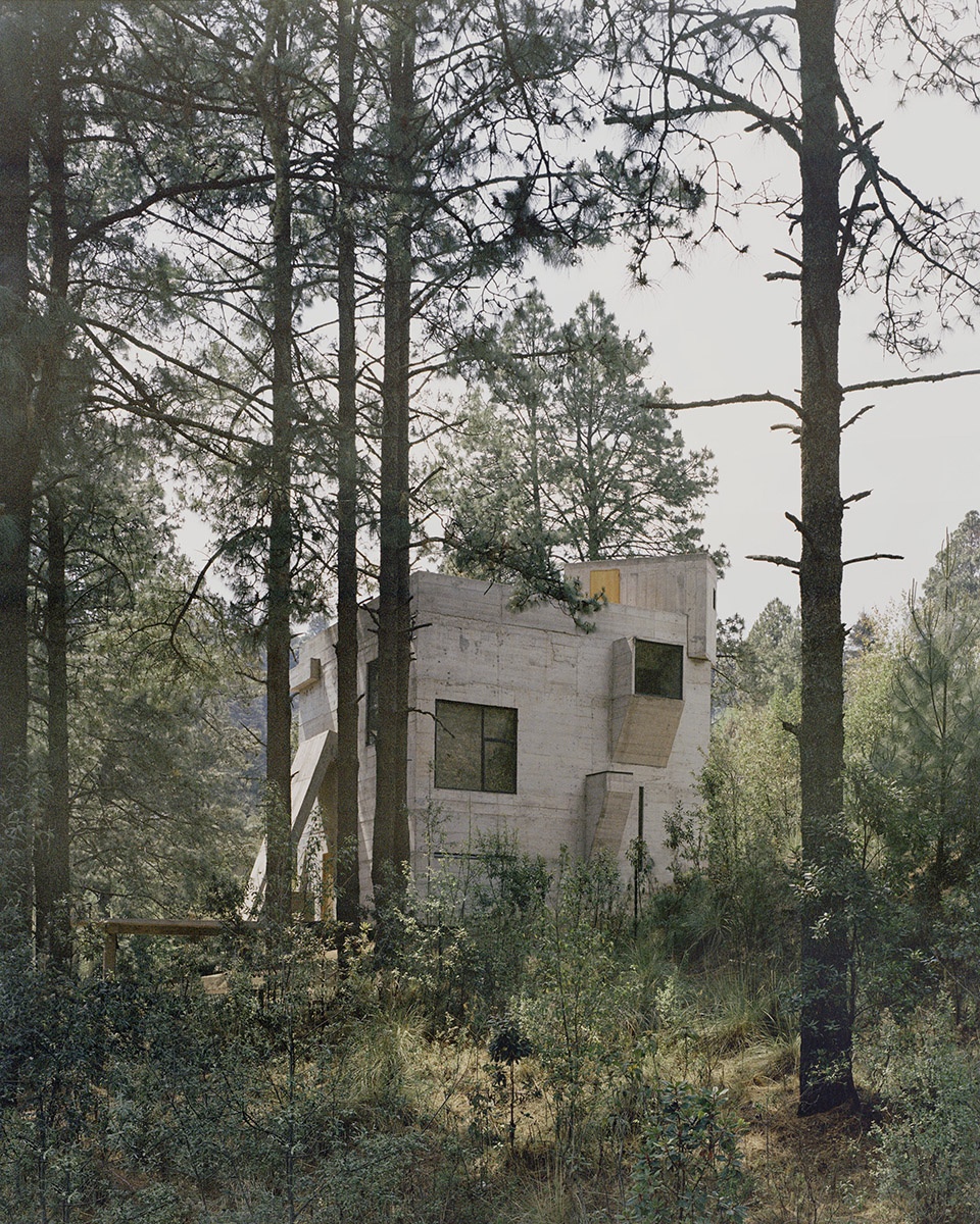 阿尔费雷斯之家 | 混凝土金库守护森林中的浪漫露台-11
