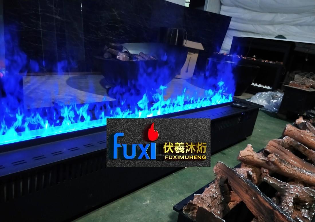 智能家居配饰打造现代音乐雾化壁炉空间-14