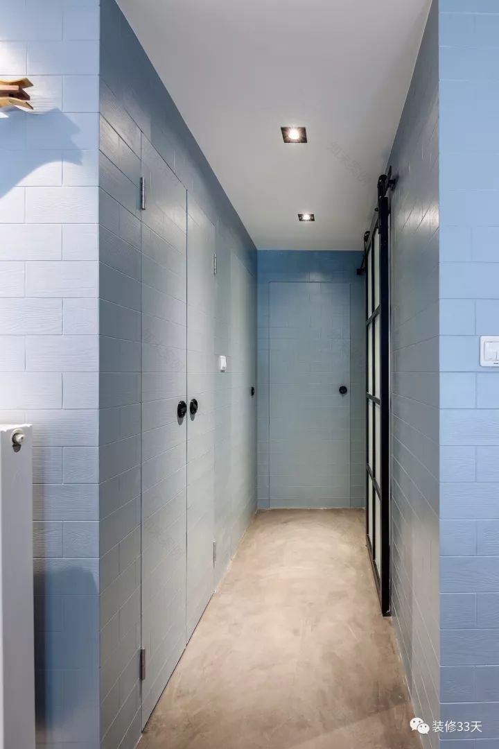 【装修】148平轻工业蓝色婚房 这才叫风格-14