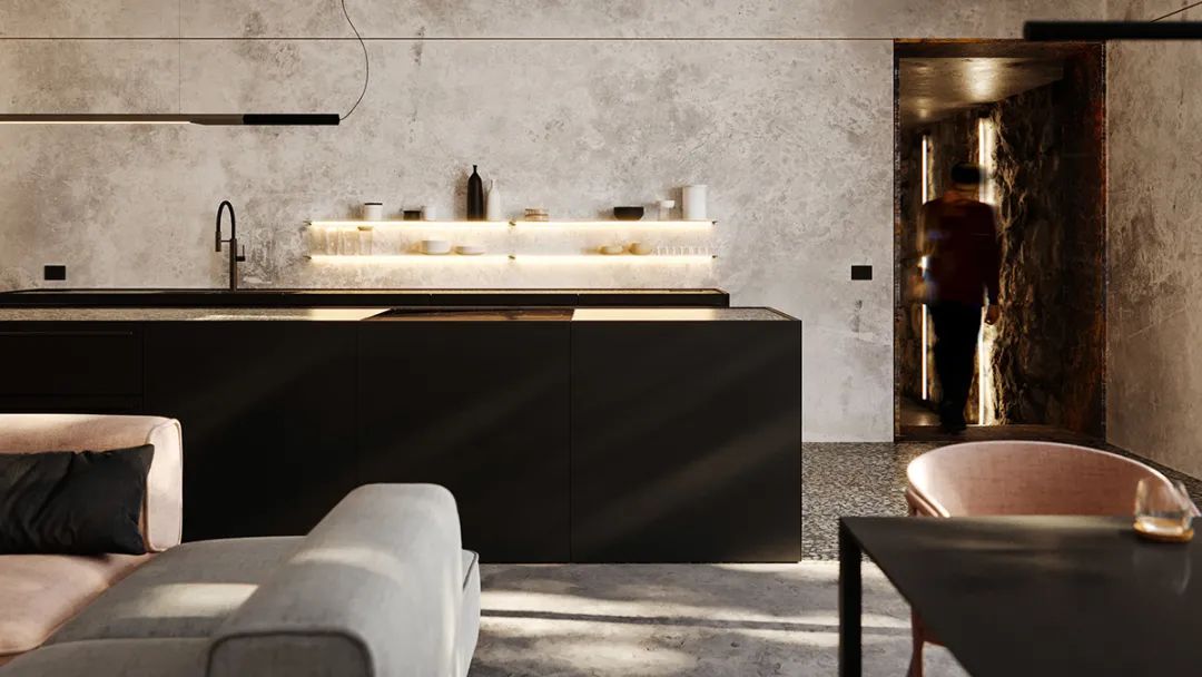 现代公寓设计中的高级灰++ 粉色运用-126