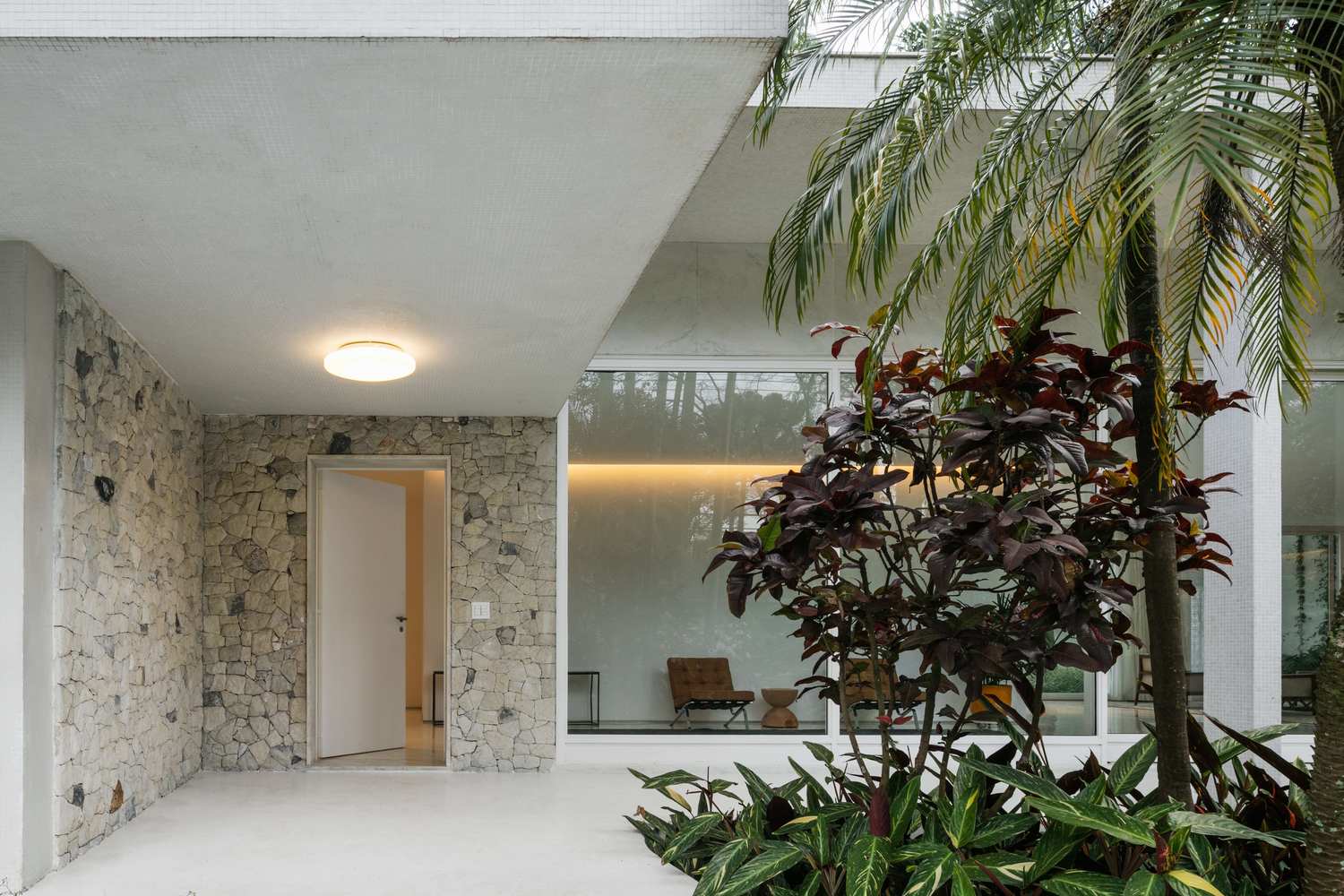 巴西 Campo Belo Residence 现代主义风格翻新-61