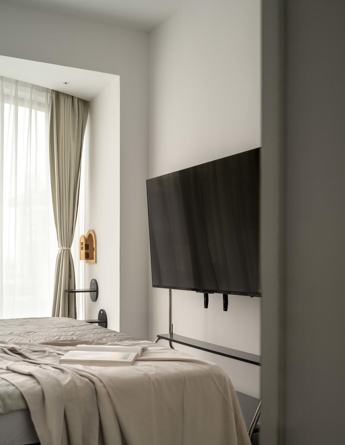 黑白灰手办小屋·80m²一居室改造丨中国广州-54