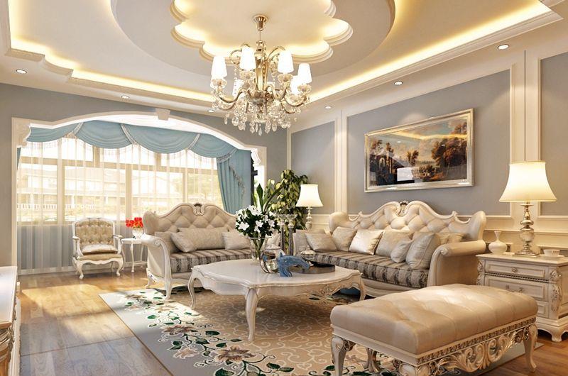 哈尔滨实创装饰诠释中关国际197平豪华欧式三居-17
