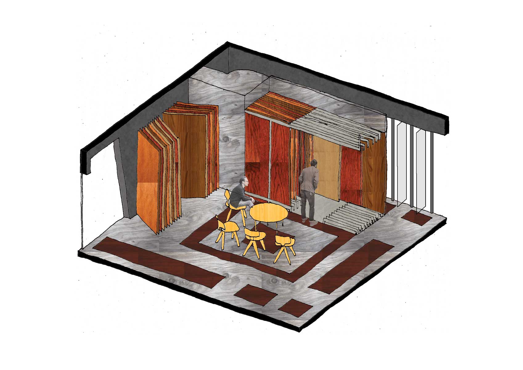 木质材料盛宴——印度 KT 办公室设计-12