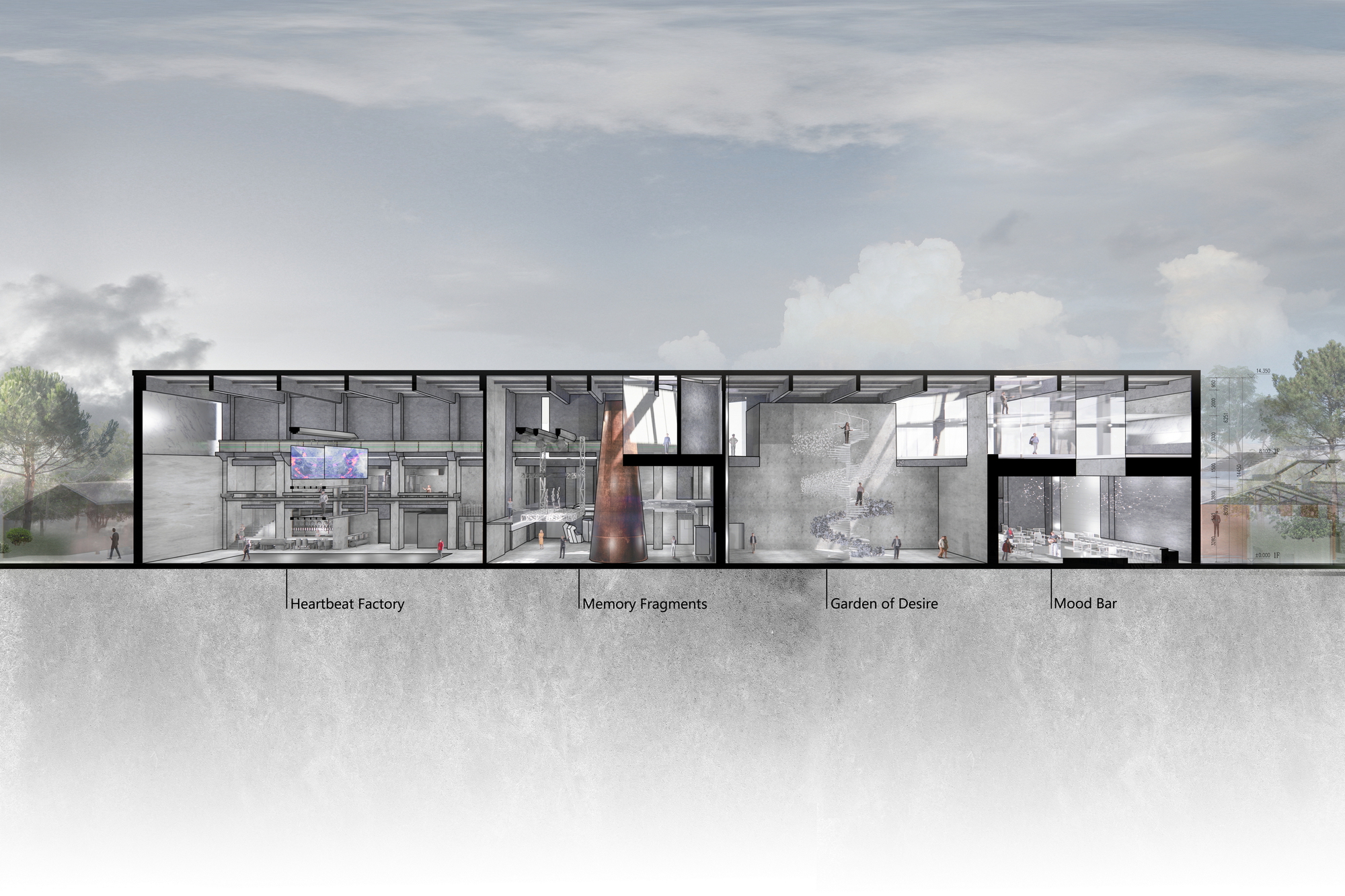 Dali Transformer Factory Theatrical District丨Atelier Alter Architects-91