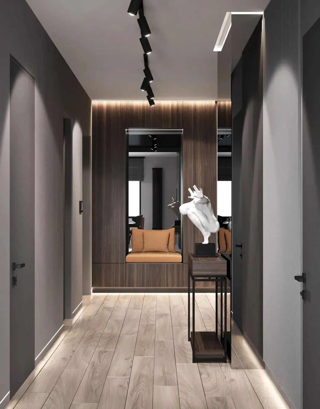 500㎡联排别墅,现代东方诗意空间丨东易日盛北京原创别墅分公司-37