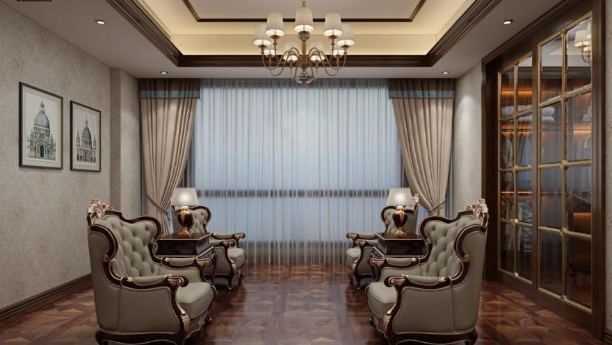 吉首市溶江小区壹号复式楼美式风格-30