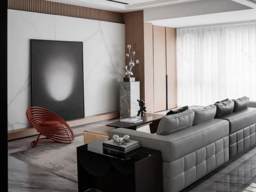 意式优雅 · 昆明招商雍荣府样板间设计丨中国昆明丨元禾大千(软装),矩阵纵横(硬装)-7