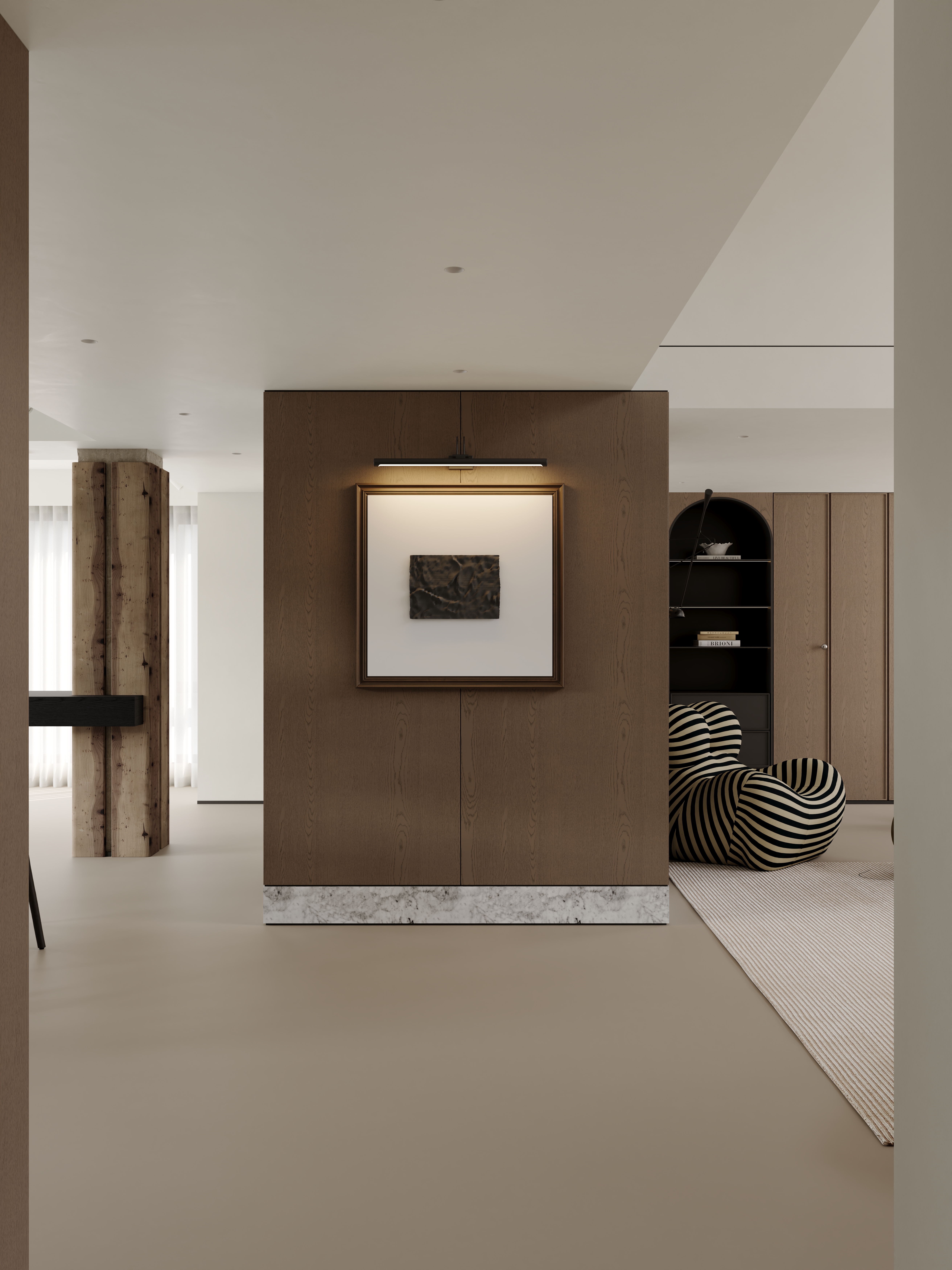 近期渲染 现代挑空-10