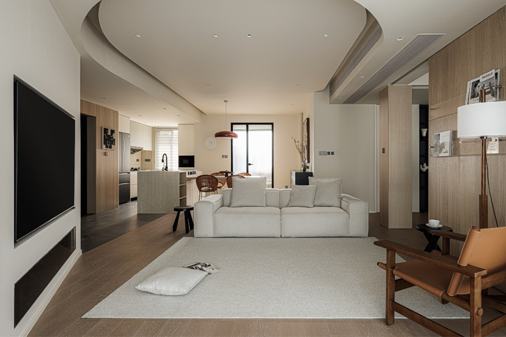 简约原木风:自由无界的理想家丨予上设计-17