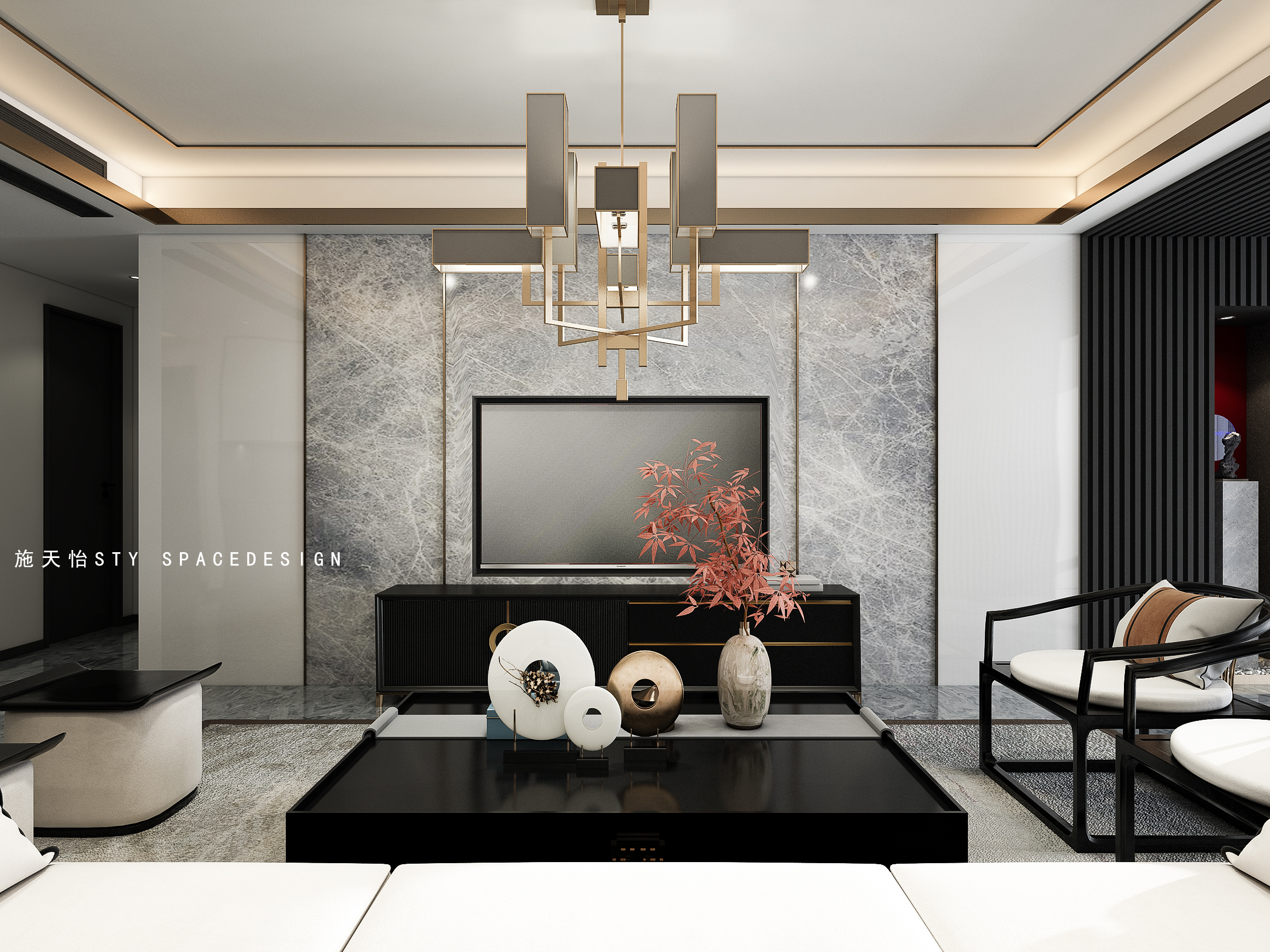 新中式轻奢,两相宜的家-13