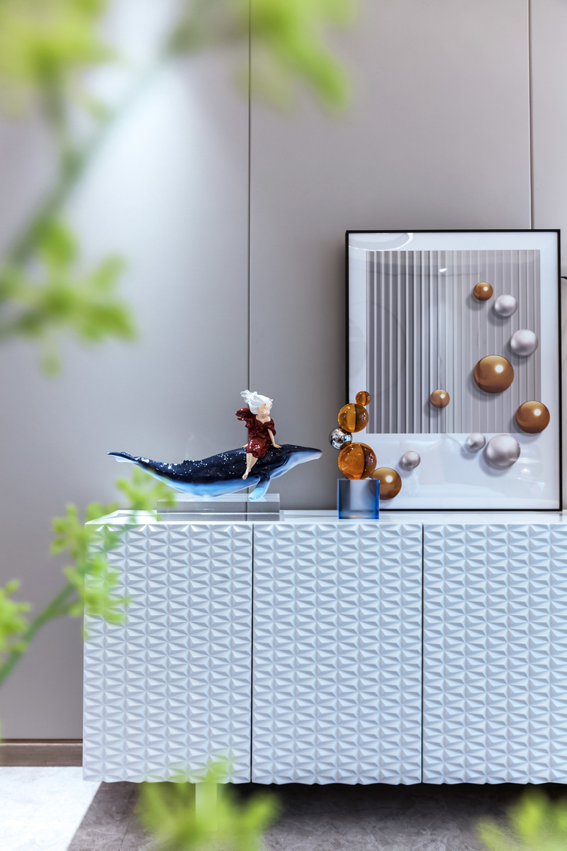 福建莆田璞悦风华110户型样板房 | 现代简约融入海洋元素-11