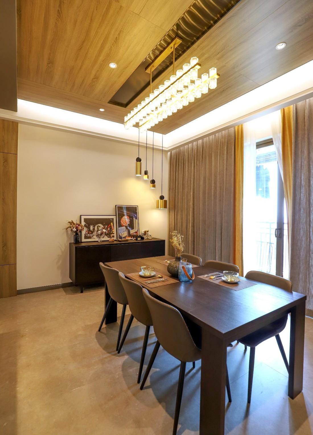 广州轻奢北欧风大户型设计,多元素空间利用-25