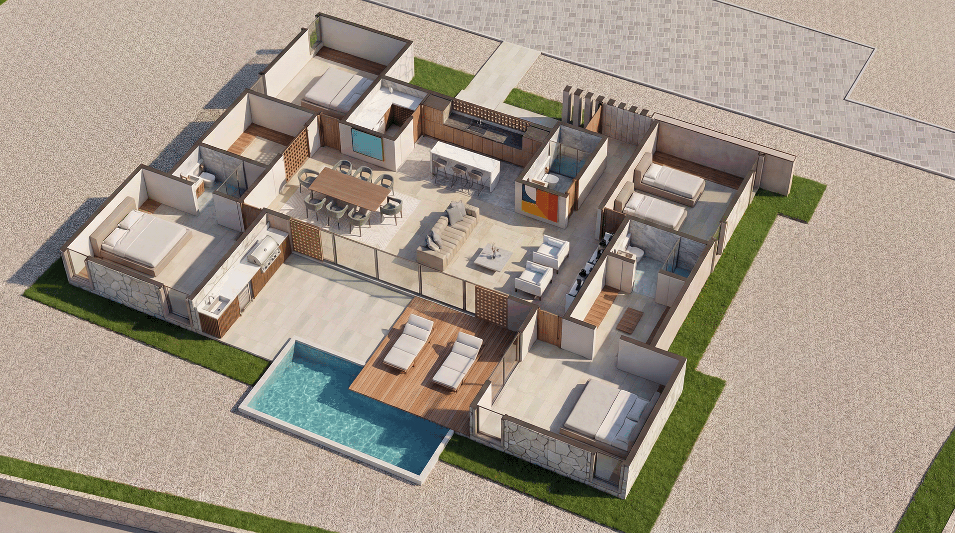 地中海简约风 · 塞浦路斯住宅设计丨Jaime Regino-9