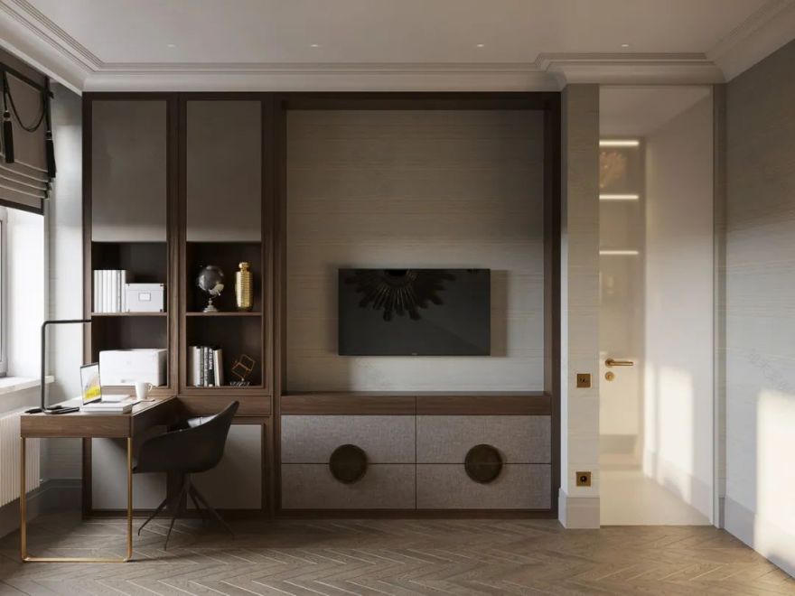 俄罗斯莫斯科 192·4㎡私人豪宅设计丨Julia Design-126