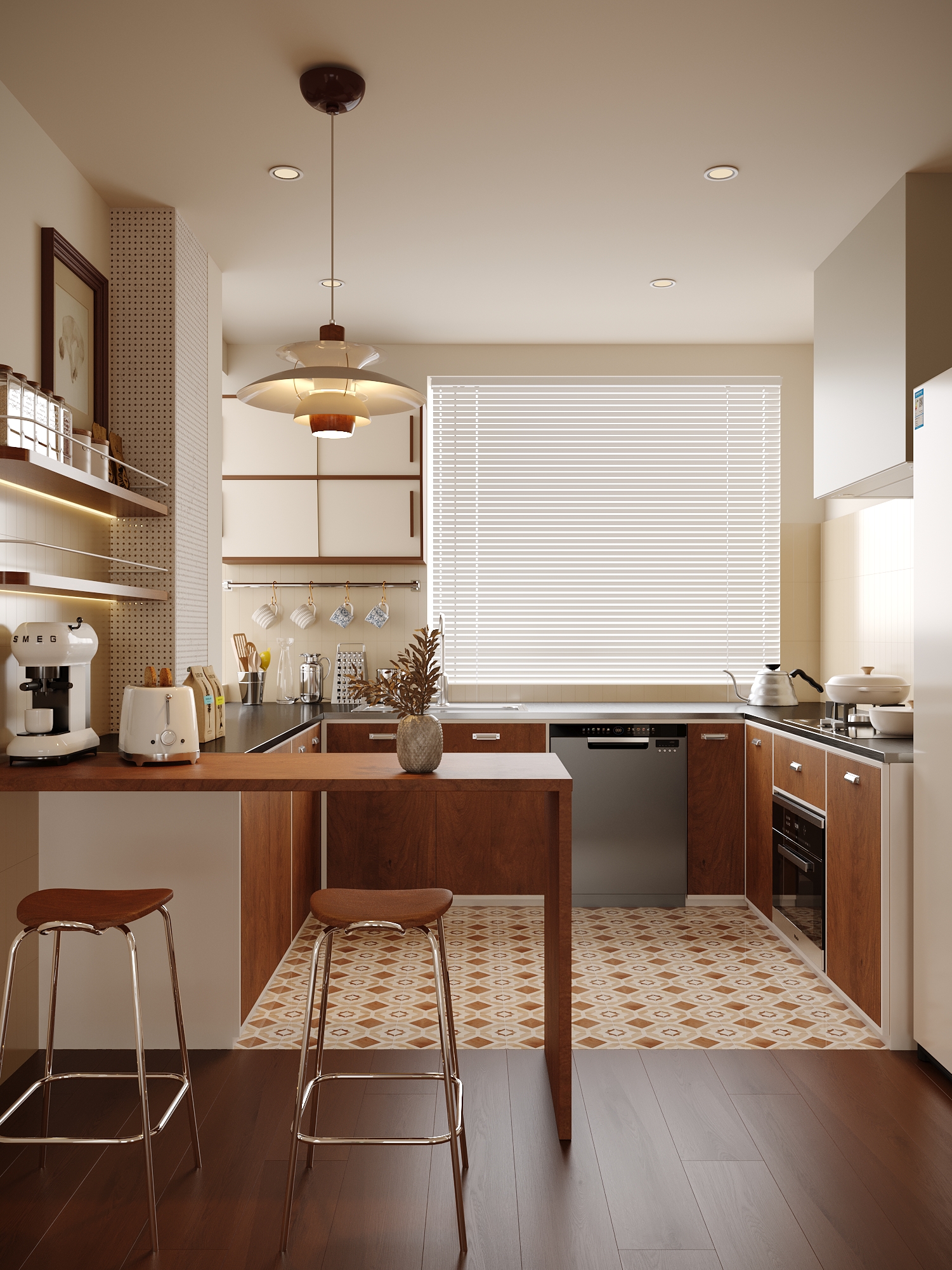 余阳视觉 · 韩式中古风客餐厅-4